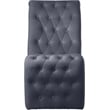 Maklaine Contemporary Soft Gray Velvet Dining Chair (Set of 2)