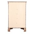 Maklaine Contemporary Engineered Wood 5-Drawers Bedroom Chest in Cherry
