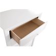 Maklaine Contemporary 5 Dovetailed Drawers Chest in White - Fully Assembled