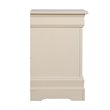Maklaine Modern / Contemporary 2 Drawer Nightstand in Beige Finish