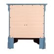 Maklaine Modern / Contemporary 2 Drawer Nightstand in Teal Finish