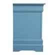 Maklaine Modern / Contemporary 2 Drawer Nightstand in Teal Finish