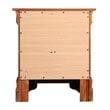 Maklaine Modern / Contemporary 2 Drawer Nightstand in Oak Finish