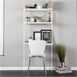 Maklaine Modern / Contemporary Wall Mount Writing Desk in White