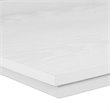 Maklaine Modern / Contemporary Wall Mount Writing Desk in White
