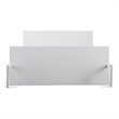 Maklaine Modern / Contemporary Wall Mount Writing Desk in White