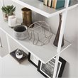 Maklaine Modern / Contemporary Wall Mount Writing Desk in White