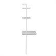 Maklaine Modern / Contemporary Wall Mount Writing Desk in White
