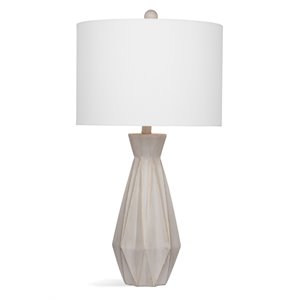 Maklaine Modern / Contemporary Table Lamp in Gold Cement Stone