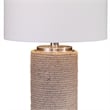 Maklaine Contemporary Coastal Table Lamp in Natural Rope Fabric