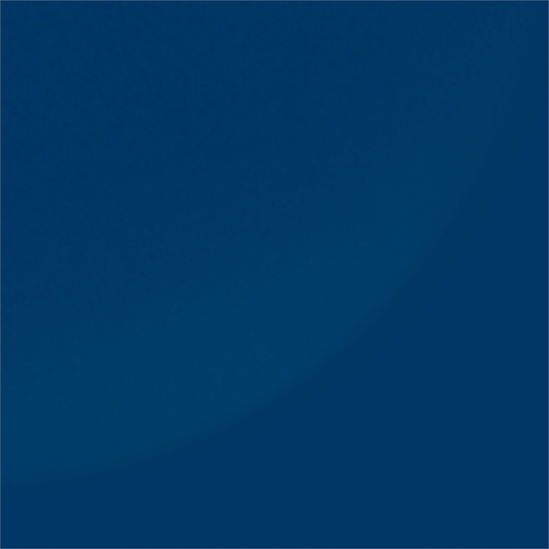 Maklaine Modern / Contemporary Metal Side Table in Blue Finish