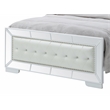 Maklaine Modern / Contemporary Queen Panel Bed in White Finish