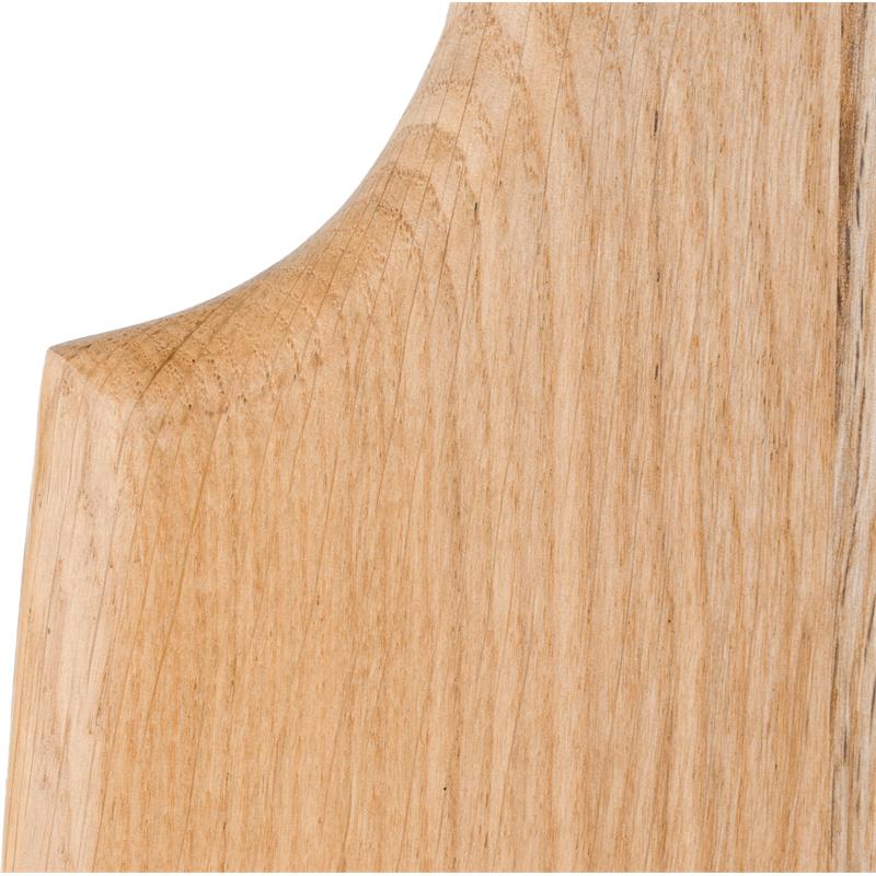 Maklaine Mid-Century Modern Cream Finish Boucle Fabric Stool