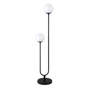 Maklaine Modern / Contemporary Metal 68.5&quot Black Finish Floor Lamp