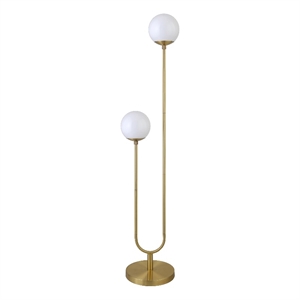 Maklaine Modern / Contemporary Metal 68.5&quot Gold Finish Floor Lamp