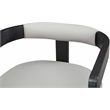 Maklaine Modern / Contemporary Solid Wood Grey Finish Dining Chair