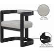 Maklaine Modern / Contemporary Solid Wood Grey Finish Dining Chair