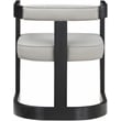 Maklaine Modern / Contemporary Solid Wood Grey Finish Dining Chair