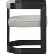 Maklaine Modern / Contemporary Solid Wood Grey Finish Dining Chair