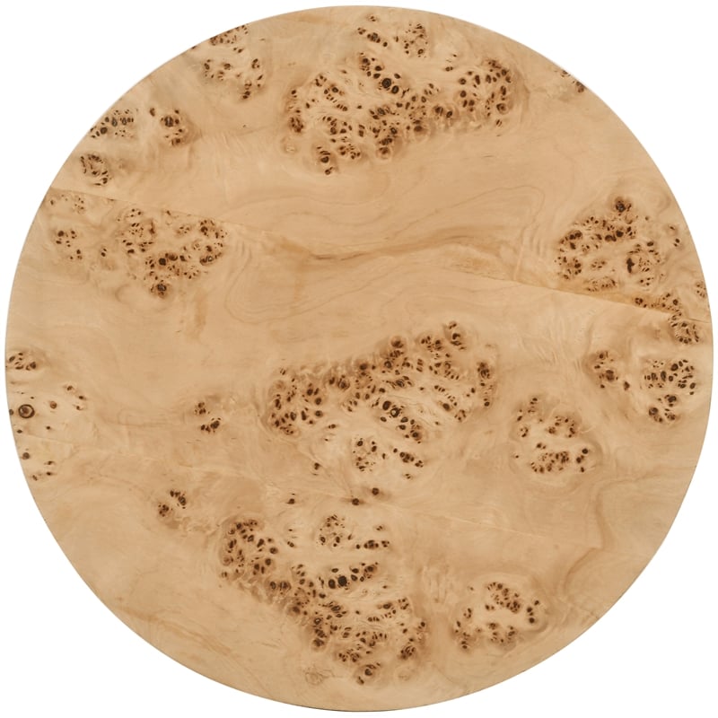 Maklaine Mid-Century Modern Natural Ash Finish Wood End Table