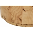 Maklaine Mid-Century Modern Natural Ash Finish Wood End Table