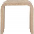 Maklaine Mid-Century Natural White Oak Finish Modern End Table