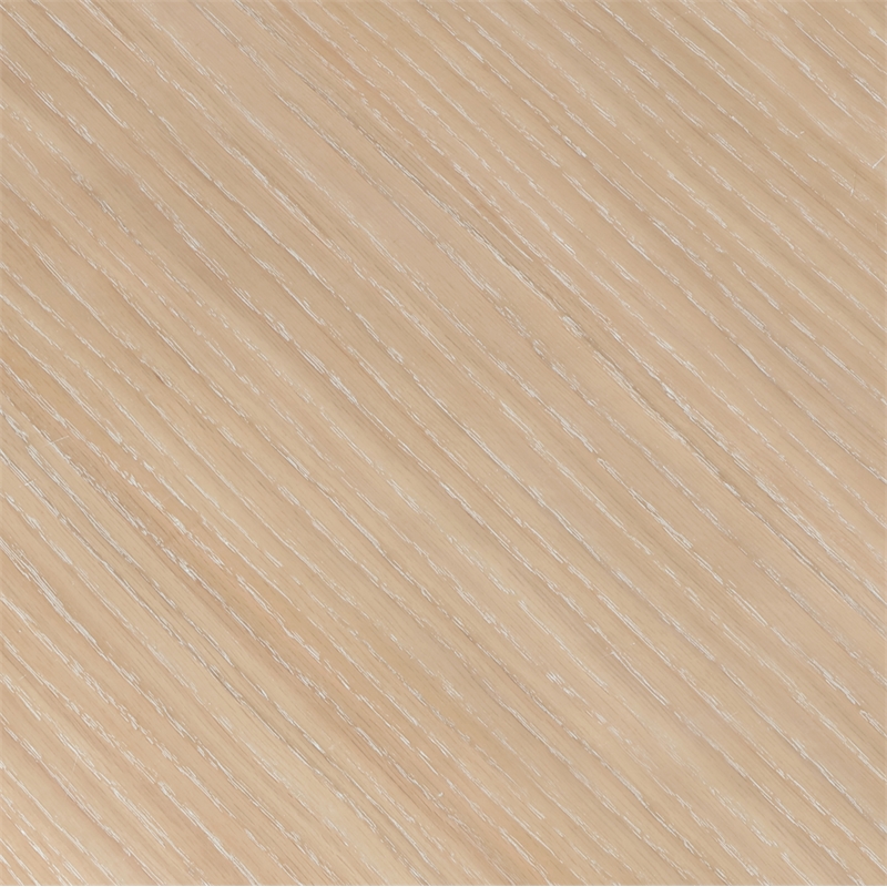 Maklaine Mid-Century Natural White Oak Finish Modern End Table