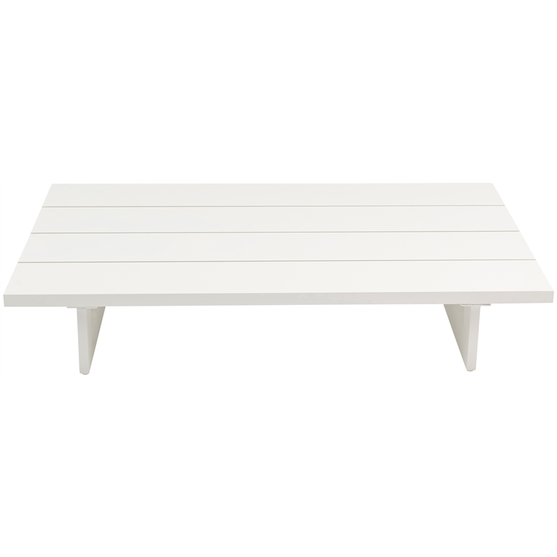 Maklaine Aluminum Modern / Contemporary Outdoor Patio Coffee Table