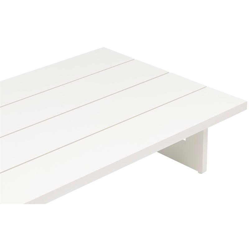 Maklaine Aluminum Modern / Contemporary Outdoor Patio Coffee Table