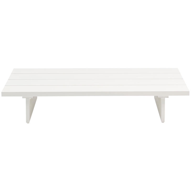 Maklaine Aluminum Modern / Contemporary Outdoor Patio Coffee Table