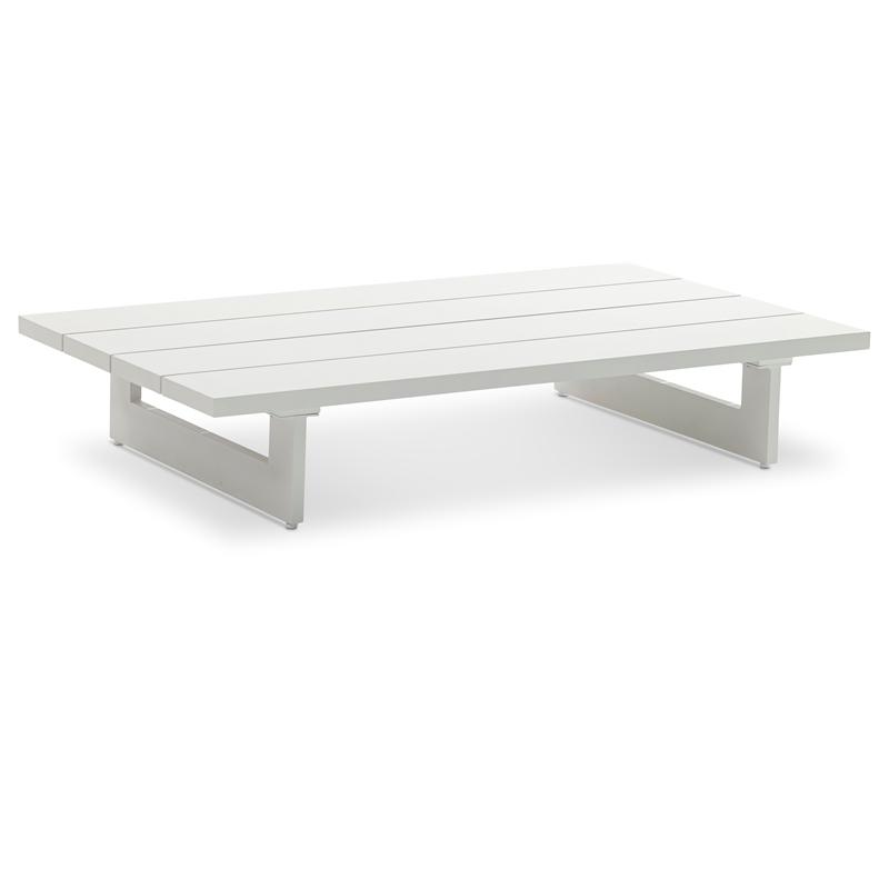 Maklaine Aluminum Modern / Contemporary Outdoor Patio Coffee Table