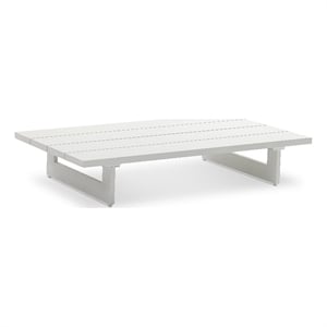 Maklaine Aluminum Modern / Contemporary Outdoor Patio Coffee Table