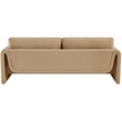 Maklaine Modern / Contemporary Soft Camel Velvet Fabric Sofa