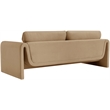 Maklaine Modern / Contemporary Soft Camel Velvet Fabric Sofa