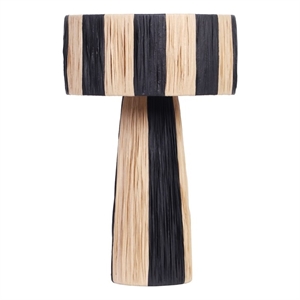 Maklaine Transitional Raffia Back and Natural Finish Table Lamp