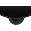 Maklaine Modern / Contemporary Black Finish Marble Coffee Table