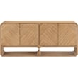 Maklaine Engineered Wood Mid-Century Natural Sideboard/Buffet