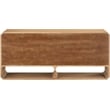 Maklaine Engineered Wood Mid-Century Natural Sideboard/Buffet