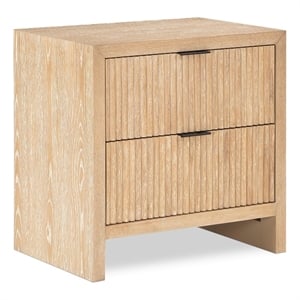 Maklaine Engineered Wood Modern / Contemporary Natural Night Stand
