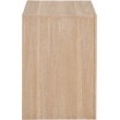 Maklaine Engineered Wood Mid-Century Rich Natural Oak Night Stand
