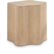 Maklaine Engineered Wood Modern / Contemporary Natural End Table