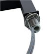 Maklaine Contemporary Stainless Steel Bathroom Faucet in Black