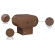 Maklaine Engineered Wood Modern / Contemporary Brown Night Stand