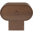 Maklaine Engineered Wood Modern / Contemporary Brown Night Stand