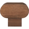 Maklaine Engineered Wood Modern / Contemporary Brown Night Stand