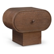 Maklaine Engineered Wood Modern / Contemporary Brown Night Stand