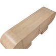 Maklaine Modern / Contemporary Natural Wood Sideboard/Buffet
