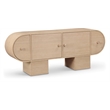 Maklaine Modern / Contemporary Natural Wood Sideboard/Buffet