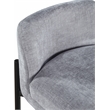 Maklaine Modern / Contemporary Grey Chenille Fabric Stool (Set of 2)