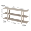Maklaine Engineered Wood Farmhouse 64